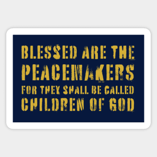 Blessed Are Peacemakers Sticker